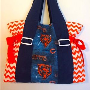 Handmade Chicago Bears bag